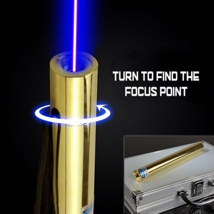 30000mW Powerful Blue Laser Pointer Copper Plating 5 in 1