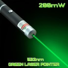 200mW 532nm Green Laser Pointer Pen Mid-Open Cool Gadgets