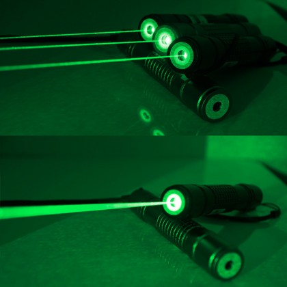 300mW High Power 532nm Green Laser Pointer Adjustable Visible Beam Flash Light